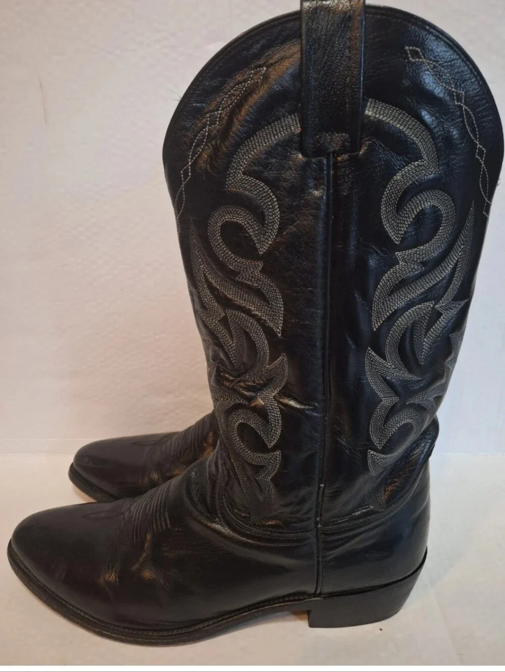 Dan Post Milwaukee 2110R Cowboy Boots Mens Sz 11 D Black